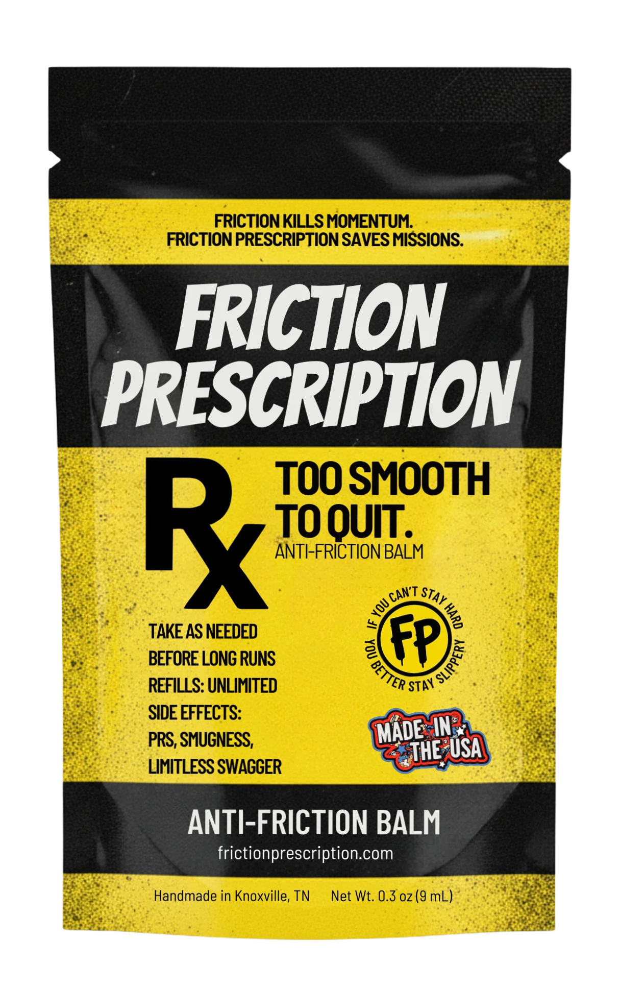 Friction Prescription Go Pouch — single-use anti-friction balm